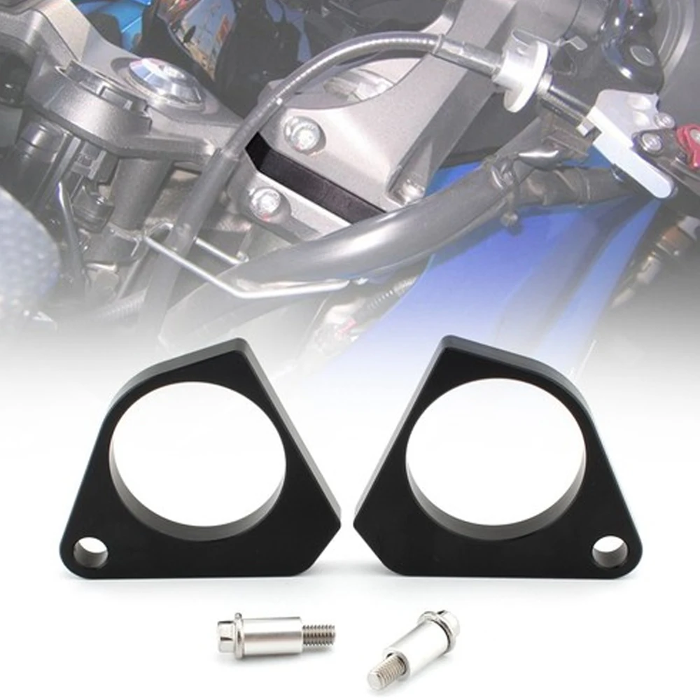 

For Kawasaki Ninja1000 Z1000SX 2011-2023 Motorcycle Aluminum Handlebar Risers 10mm Up Adapters Bracket Extender Mounts Clamp