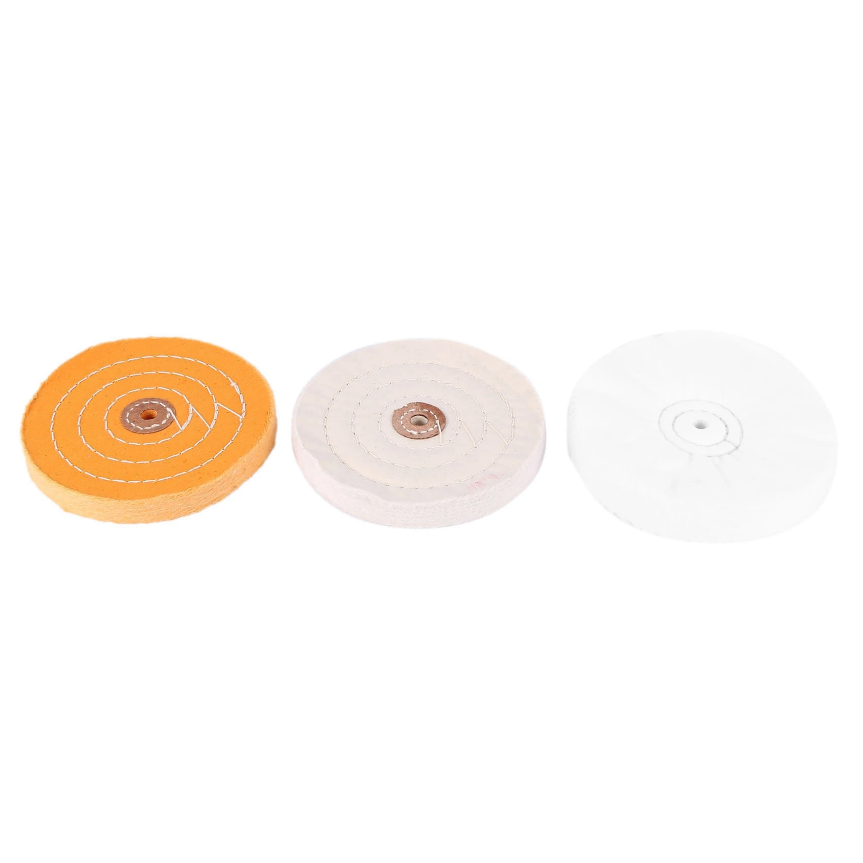 

ABUI-6-Piece 6-Inch Mirror Polishing Wheel Set Cotton Wheel For Bench Grinder Tools With 1/2 Inch Arbor Hole