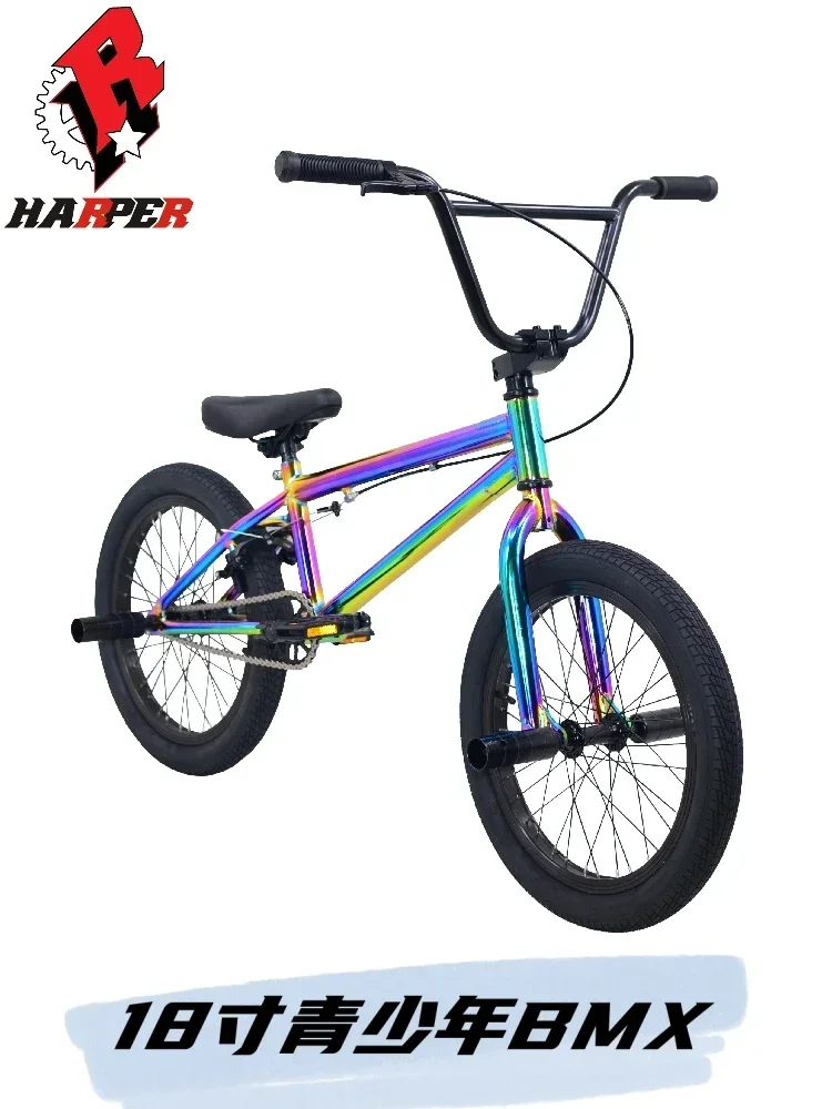 BMX Bicycle Performance Bike 18 Inch Streetcar Stunt Action Teen Extreme Bike