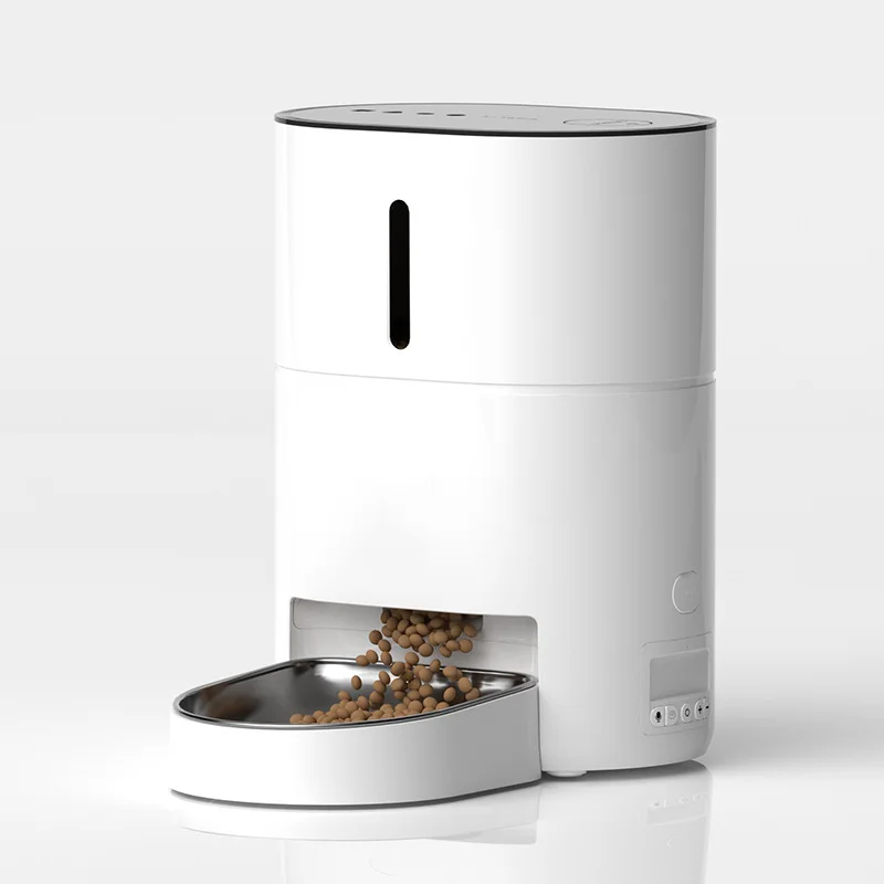 

Large Automatic Pet Feeder Key & WIFI Version Option Visual Bucket Multiple Sized Food 304 Stainless Steel Cat Bowl Pet Supplies