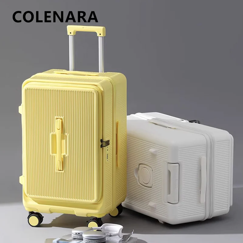 

Чемодан COLENARA, дорожная сумка, 20 дюймов, посадочная коробка, 24 "26" 28 дюймов, чемодан на колесиках из АБС-пластика + ПК, студенческая коробка с паролем, женский чемодан для салона
