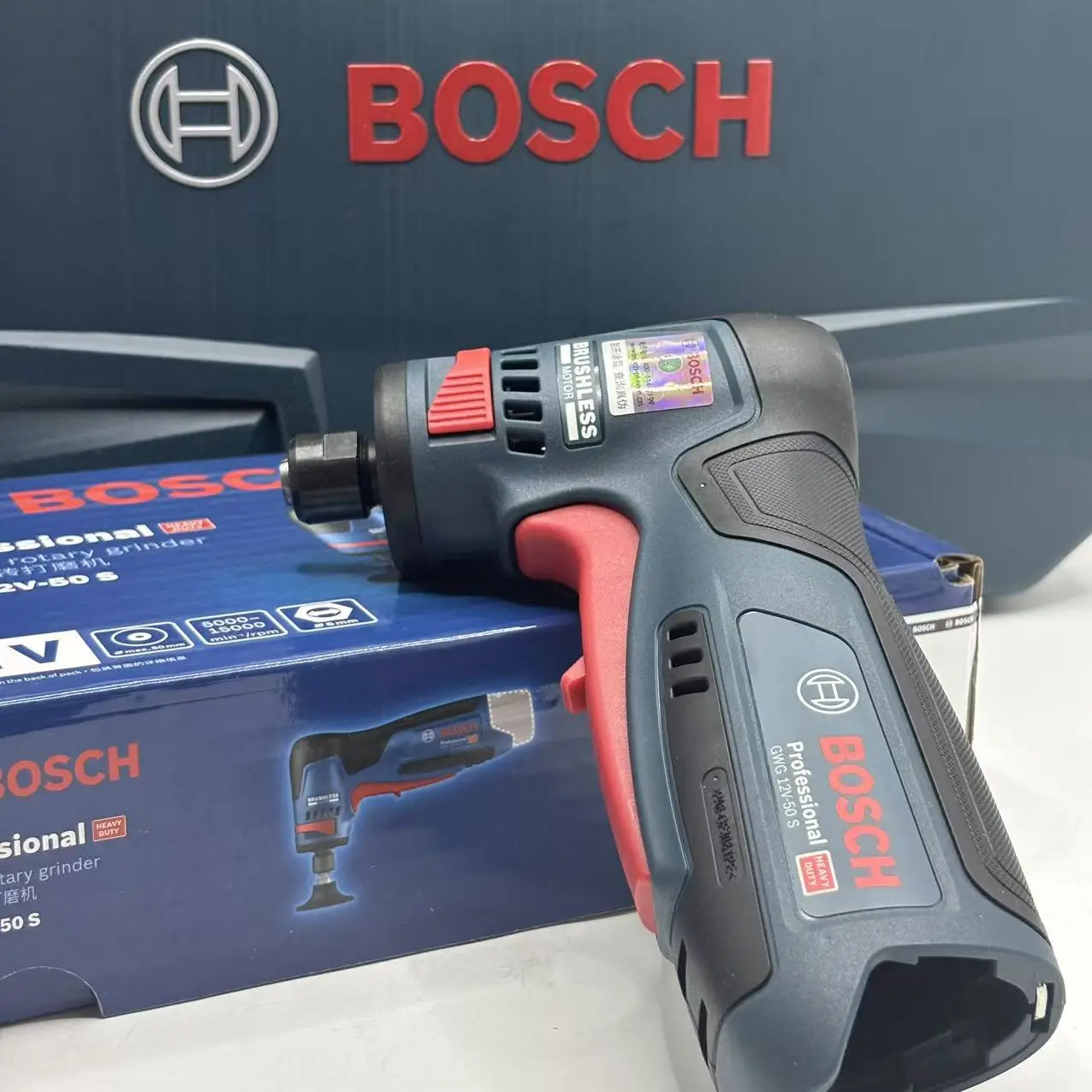 Bosch GWG12V-50S Electric Grinder Household 12V Wireless Straight Grinder Sand Grinder Power Tool