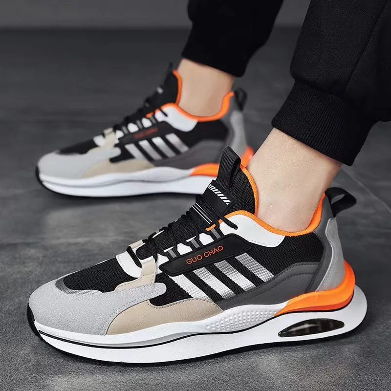 2023 New In Casual Men Running Shoes Cushion Breathable Mesh Shoes Comfortable Athletic Trainers Sport Shoe Sneakers for Men