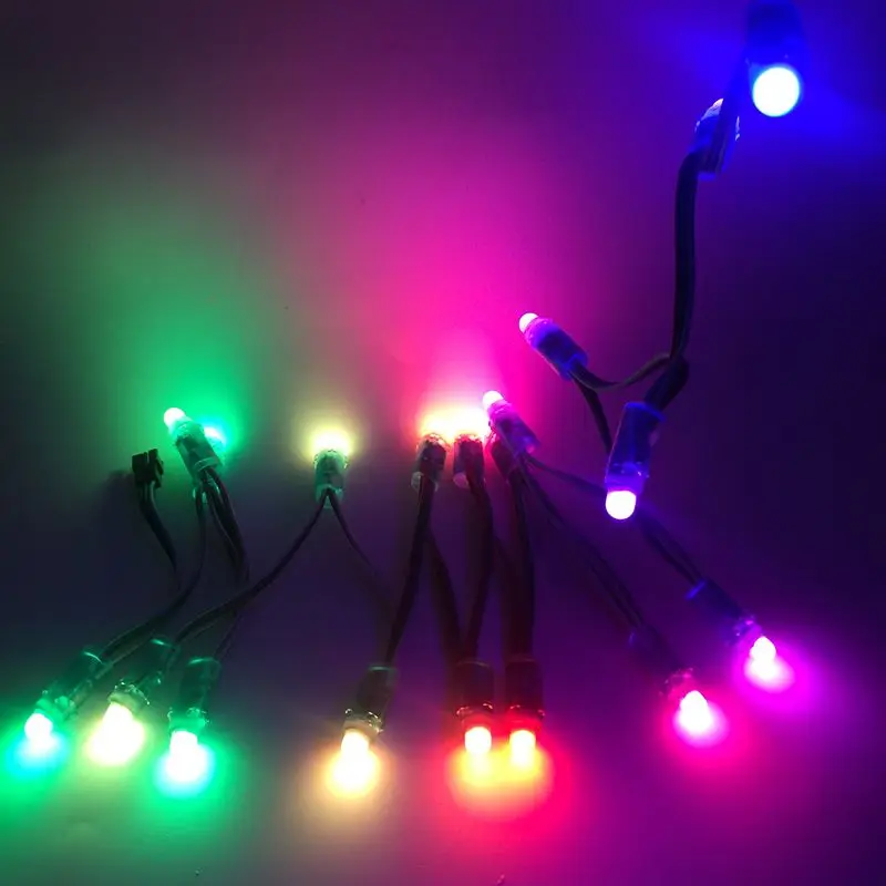 50/100 stks WS2811 2811 IC RGB Full Color 12mm Pixels Digitaal Adresseerbaar 5 V Droom Kleur LED Pixels Module IP68 Waterdicht Licht