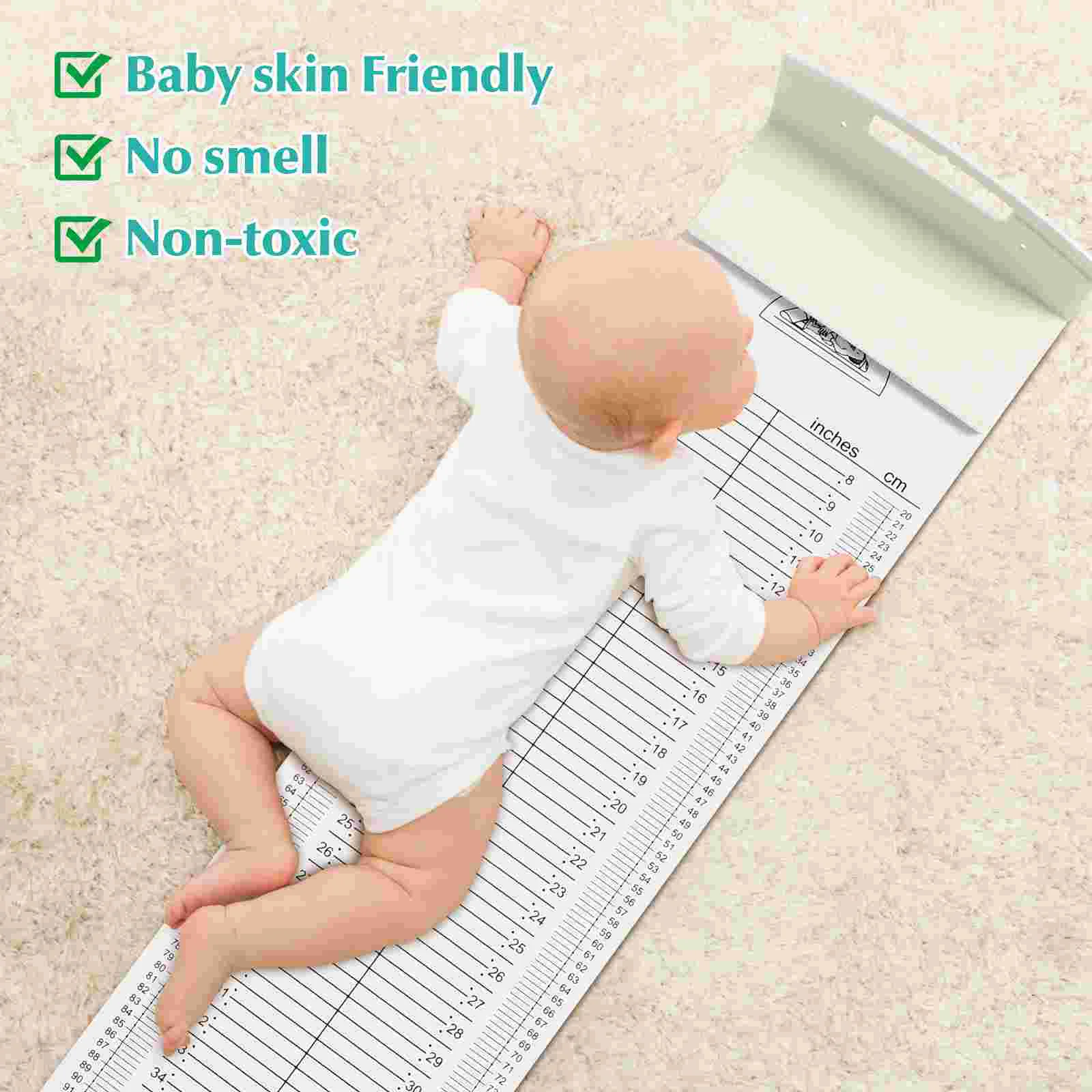 Infant Height Measuring Mat Ruler Wall Stickers Kids Newborn Measure Chart Tape