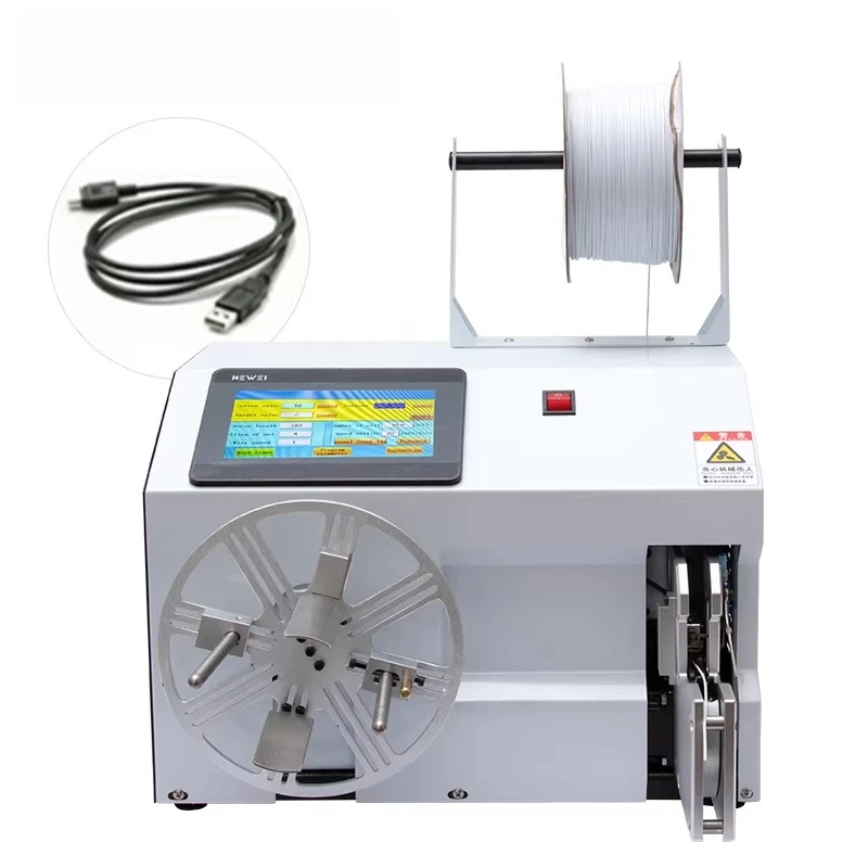 

EW-20A-1 Automatic Wire Coil Winding and Twist Tie Machine 65 - 125 mm Winding Inner Diameter Suit for Copper and Cable Wires