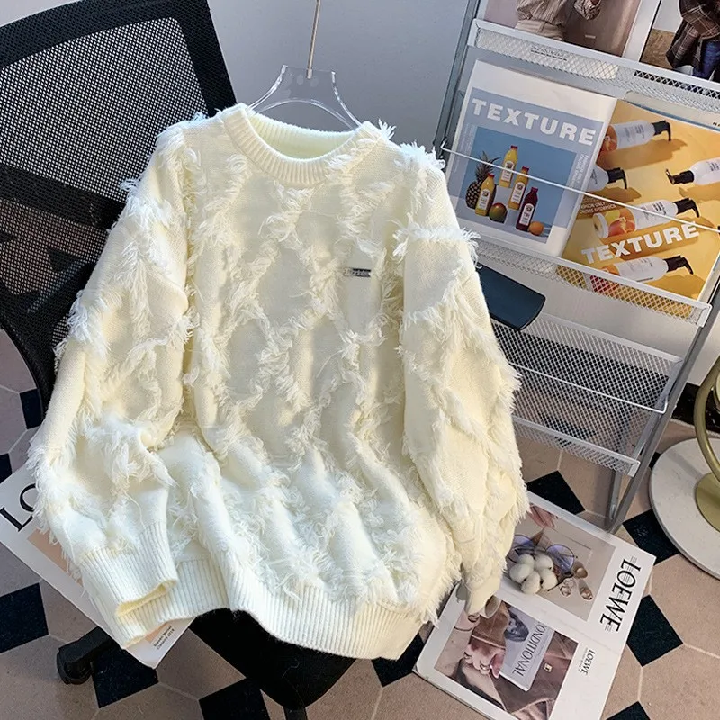 Ele Thiened شرابة لورز سترة هوديي الرجال Faion لباس غير رسمي ألياف البوليستر طويلة Sve جولة Ne الدفء