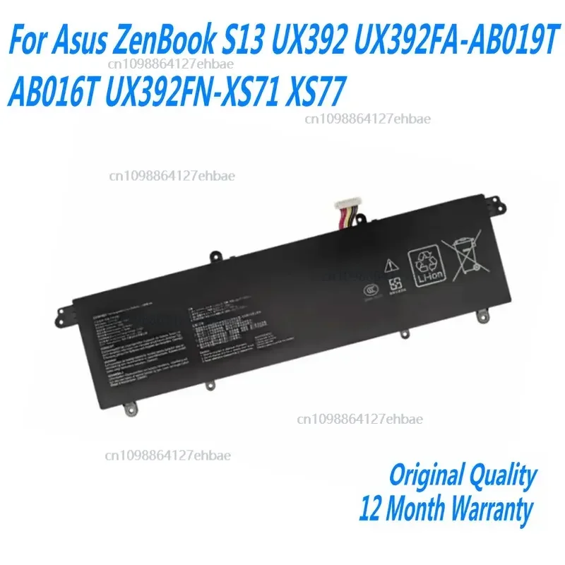 

11.55V 50WH C31N1821 Laptop Battery For Asus ZenBook S13 UX392 UX392FA-AB019T AB016T UX392FN-XS71 XS77 UX3000F /FA Fast delivery
