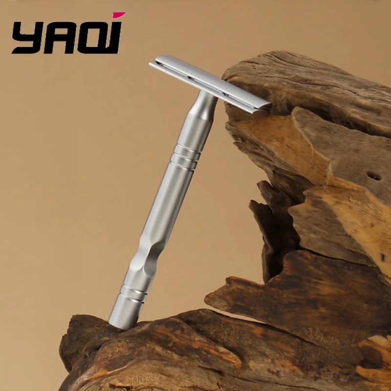 

Бритва YAQI Matte Chrome Color AC Blade Excalibur, однолезвийная, профессиональная, для мужчин