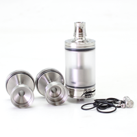 SXK Style Diplomat RDL RTA Rebuildable Tank Vape Atomizer by Centenary Mods 23mm PCTG Vaping Ecig Tanks with 3mm and 4mm Airpins