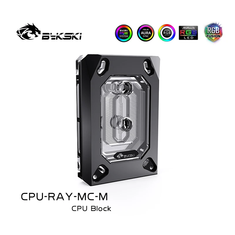 Imagem -03 - Bykski-bloco de Cpu Use para Placa Mãe Amd Ryzen3000 Am3 Am4 1950x Tr4 X399 X570 Ryzen 3000 5000 7000 5v 3pin A-rgb Aura