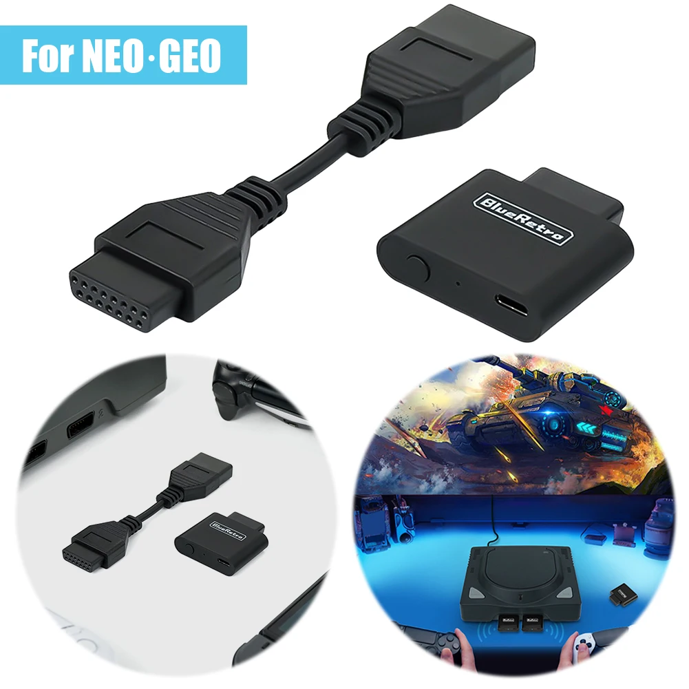 

Bluetooth-совместимые конвертеры геймпадов для PS3/PS4/PS5, 8bitdo Switch, Xbox, для SNK NEO·GEO MVS AES CD