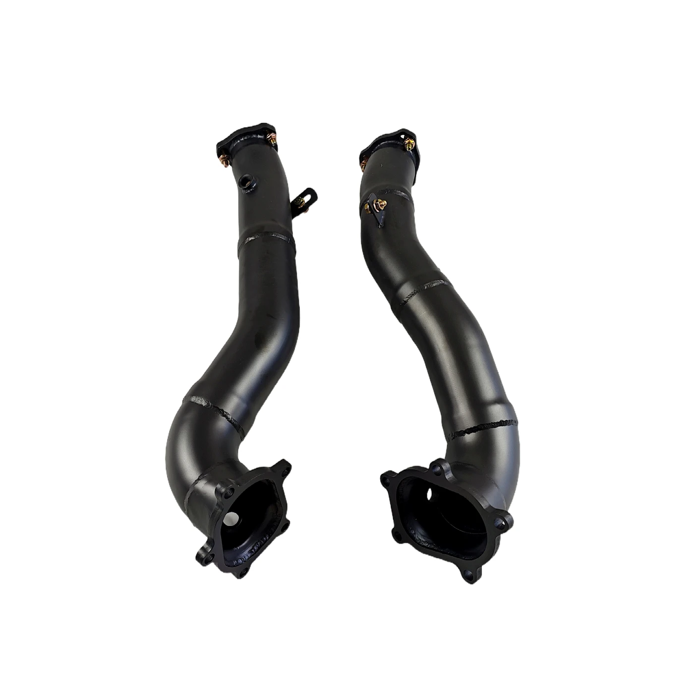 Black Coating Downpipe For AUDI RS6 RS7 C7 S6 S7 S8 D4 4.0T Downpipe