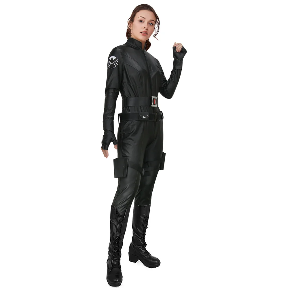 

Movie Natasha Romanoff Cosplay Costume Party Dress Halloween Birthday Outfits for Women Widow Superhero