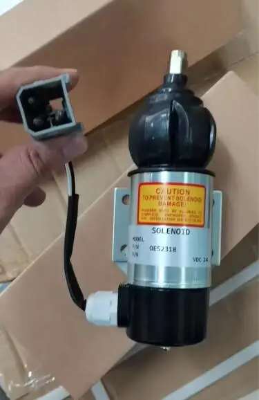 

Fuel Shutdown Solenoid 12V 872826 24V OE52318 873754 For Generator P625E/P750E/P800E/P880E Perkins 2006 3008 3012 Volv-o Penta