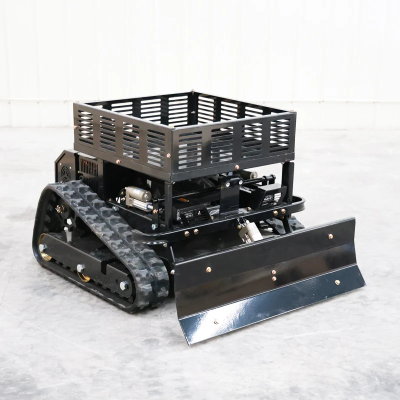 Customized 2025  Engine Remote Controlled Lawnmower Snow Shovel Attachment English Version Lawn Mower view 6