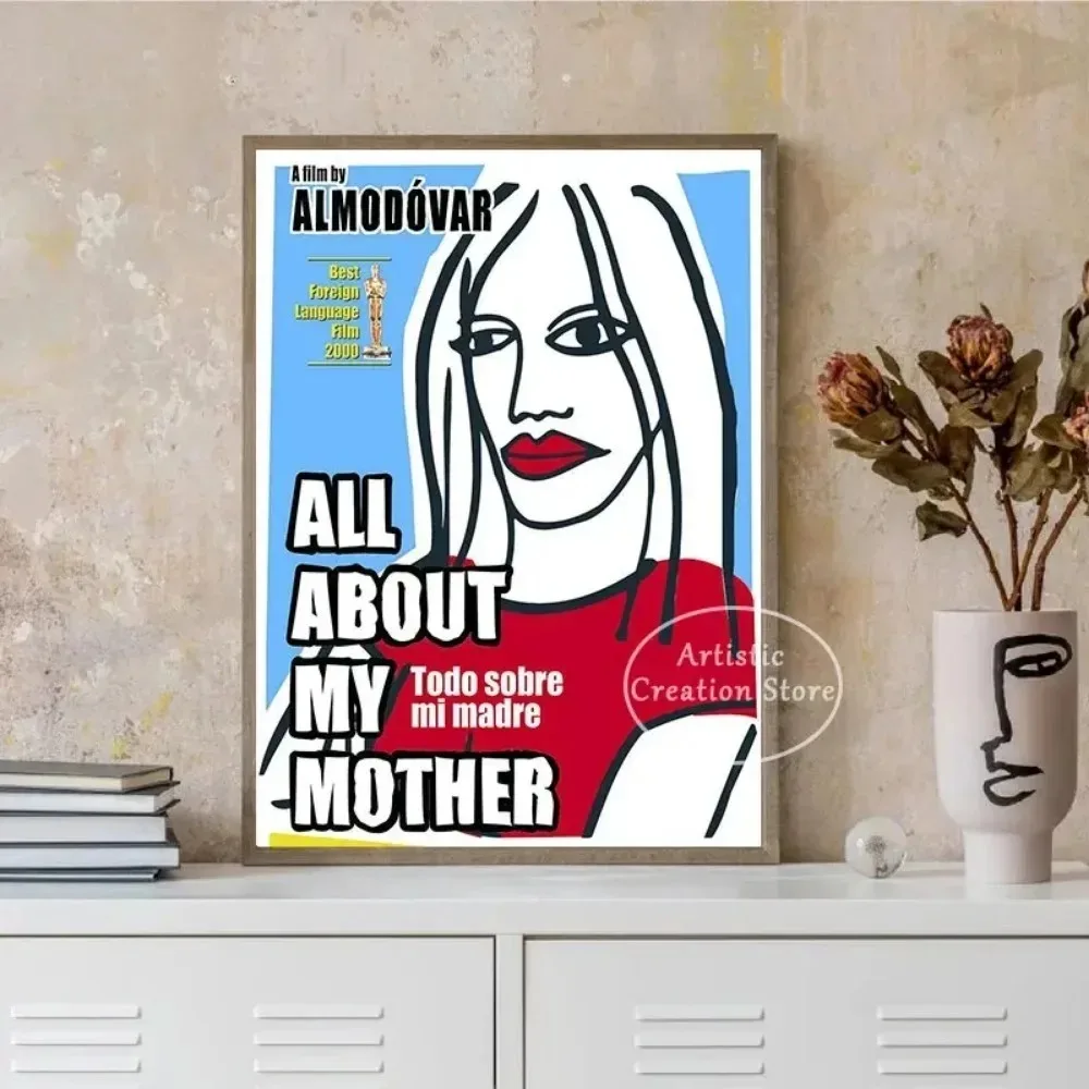 Todo Sobre Mi Madre Movie Poster All about My Mother Pedro Almodovar Spain Film Wall Art Prints Canvas Pictures Home Decor Gifts