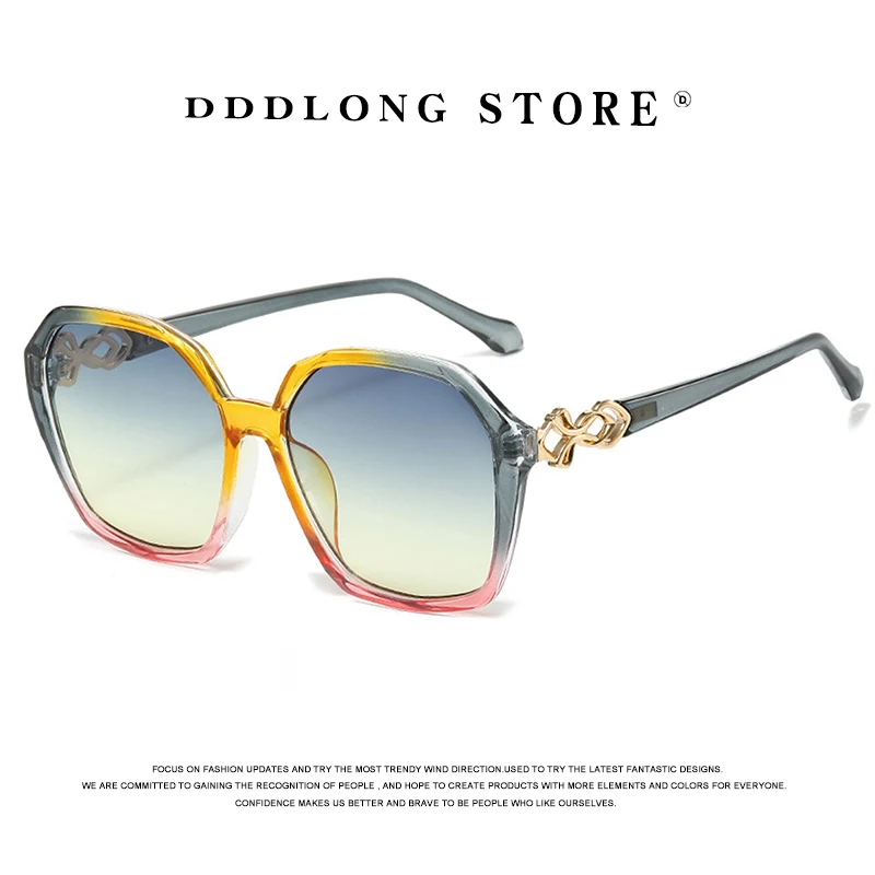 

DDDLONG Ретро модные винтажные солнцезащитные очки женские солнцезащитные очки классические винтажные элегантные большие размеры UV400 уличные солнцезащитные очки D551