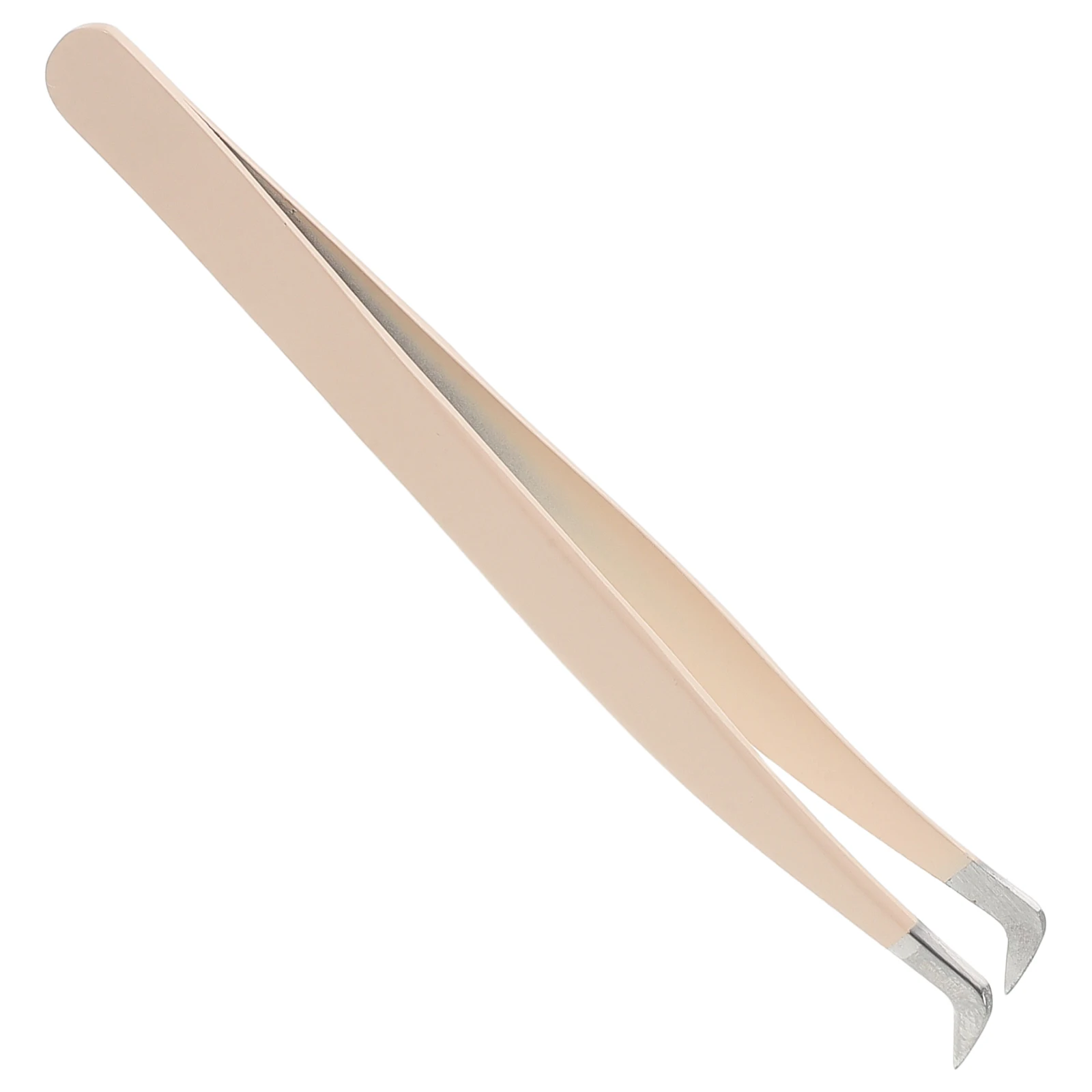

False Eyelash Tweezers Double Eyelid Sticker Stainless Steel Extension Tool Precision Curve Makeup Supplies Portable Durable