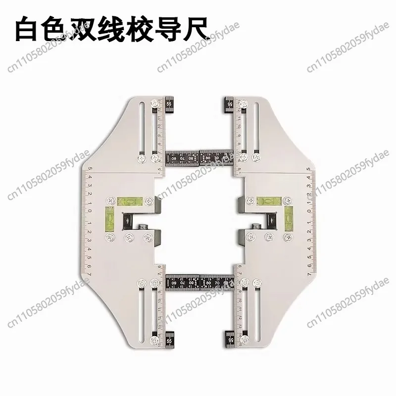 Elevator Double-Line Guide Ruler, Tool Rail Positioning and Measuring Tool