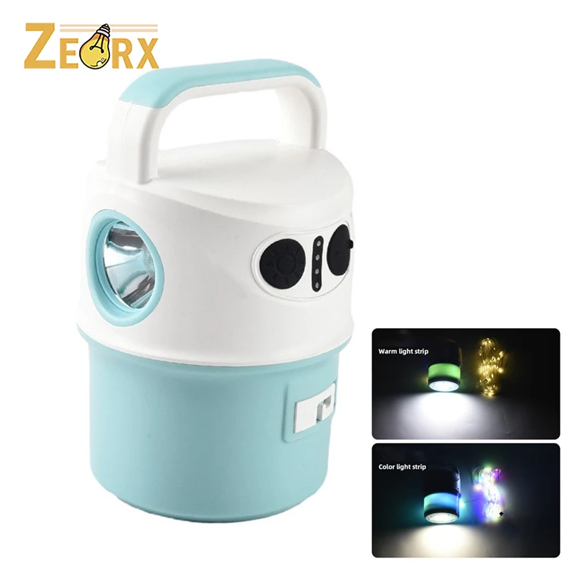 

Camping String Lights, Portable Camping Lantern Tent with Hoop and String Light for Outdoor Patio Awning Garden Party Essentials