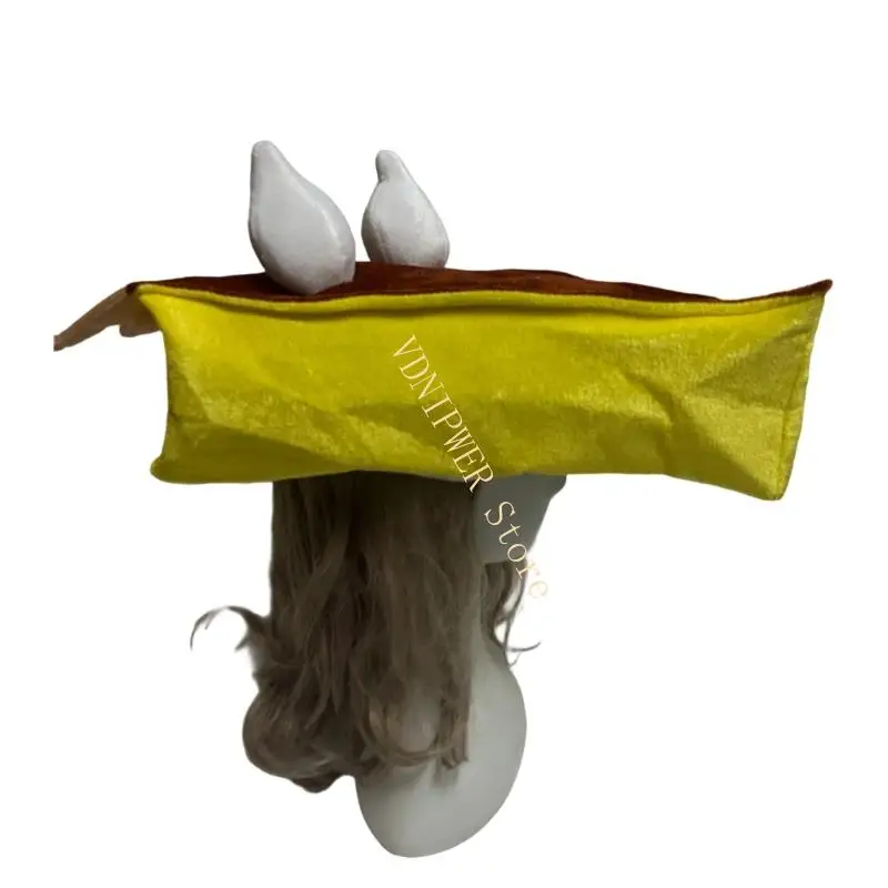 Funny Pumpkin Pie Hat Costume Accessories Headwear For Halloween Thanksgiving D08E