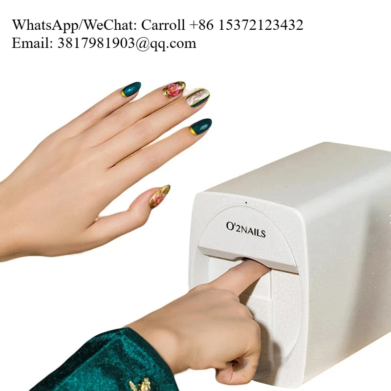 

The Latest Portable Nail Polish Laser Flower Automatic Digital Women Electric Nail Painting Printer Equipment Manufacturer
