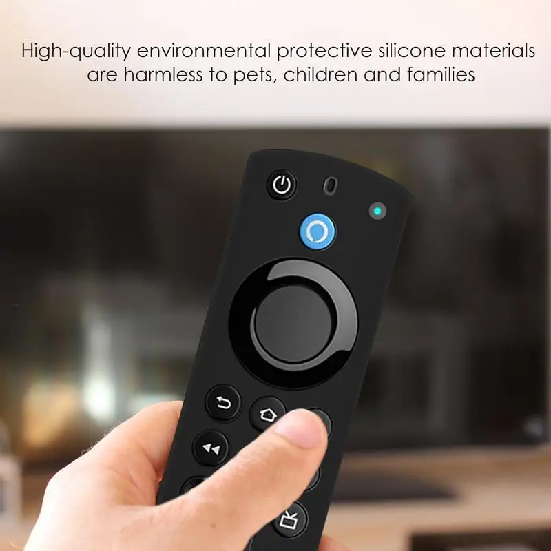 Silicone Case Protective Cover For Amazon Fire TV Stick 4K MAX/ 3rd Gen /4K Remote Control Anti-drop Dustproof Case Shell