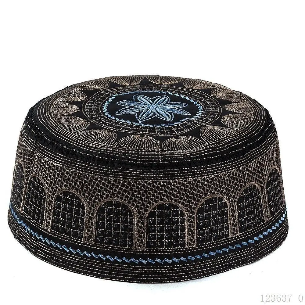Men Muslim Yarmulke Fashion Muslim Hat for Men Spring Autumn Multi-Color Islam Hair Cover Yarmulke Busines