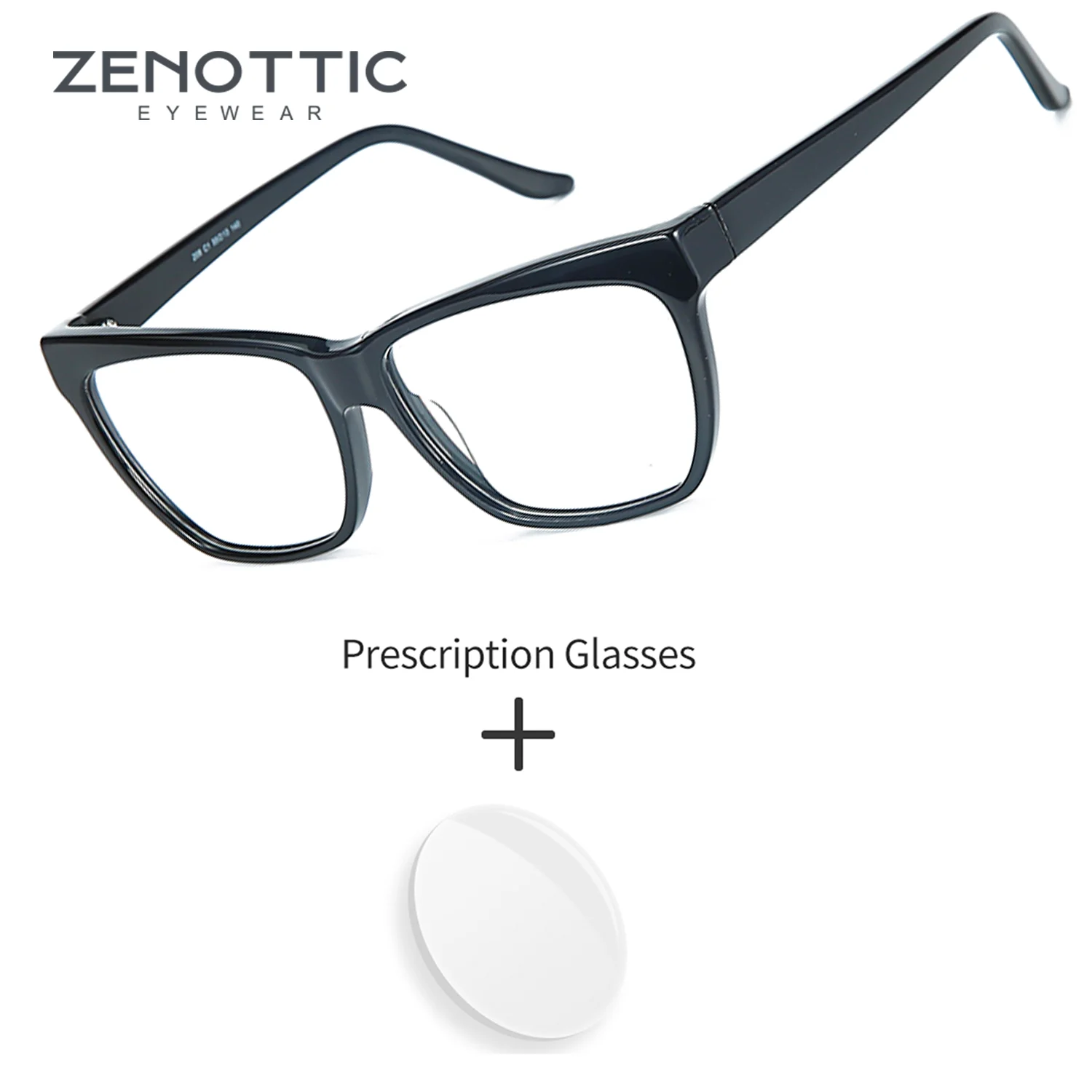 

Очки ZENOTTIC (размер L) для женщин, ацетатные, в форме бабочки, с оптическими линзами по рецепту, женские очки с диоптриями