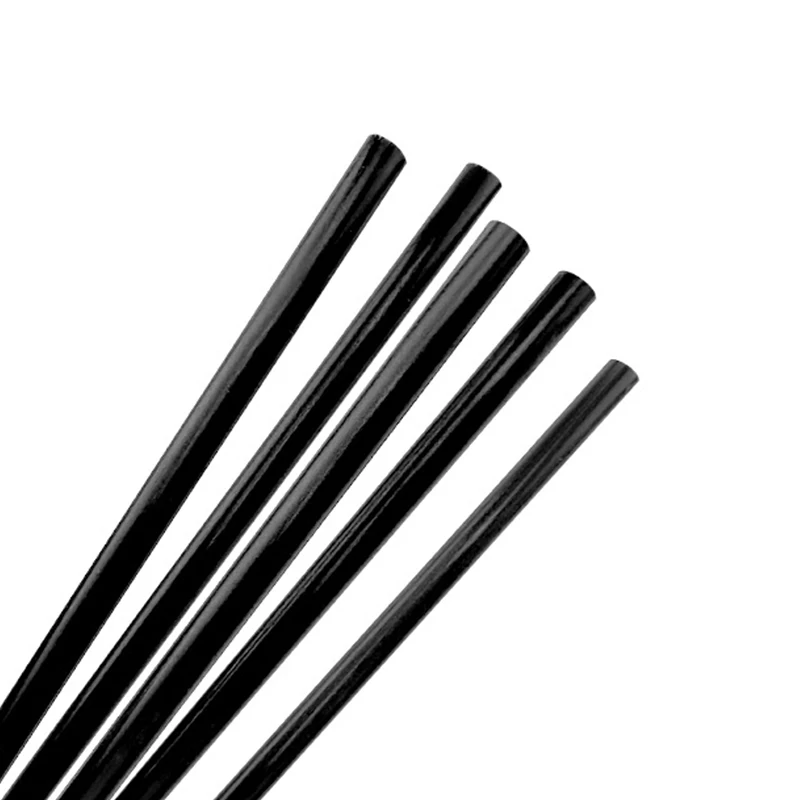 10PC Black Glass Fiber Rod All Diameters 1mm-13mm Solid Fiberglass Round Bars Arch Tent Mosquito Net Bracket Length 500mm