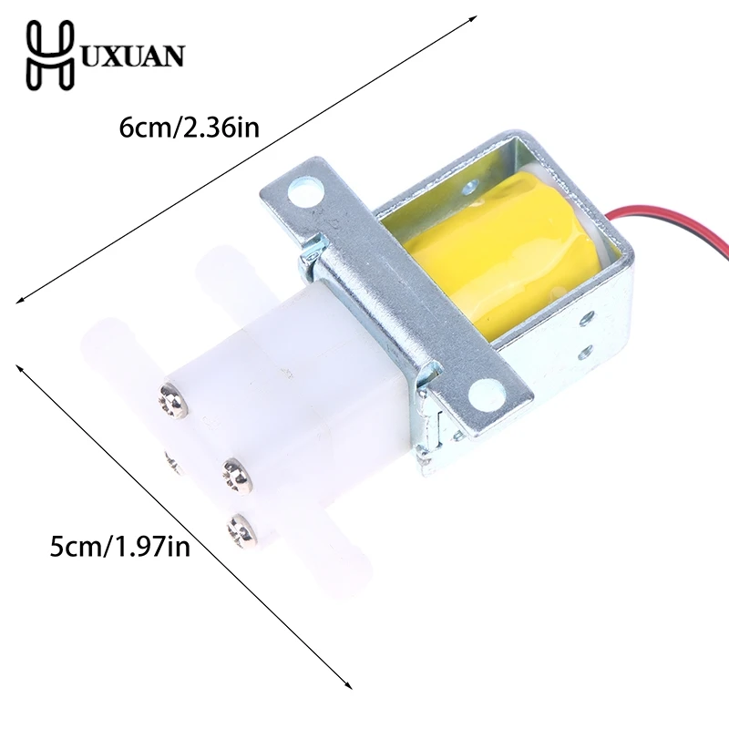 Électrovanne électrique à deux positions et trois voies, DC 12V/24V N/O N/C pour eau et Air, Valve de déshumidification de refroidisseur à double usage