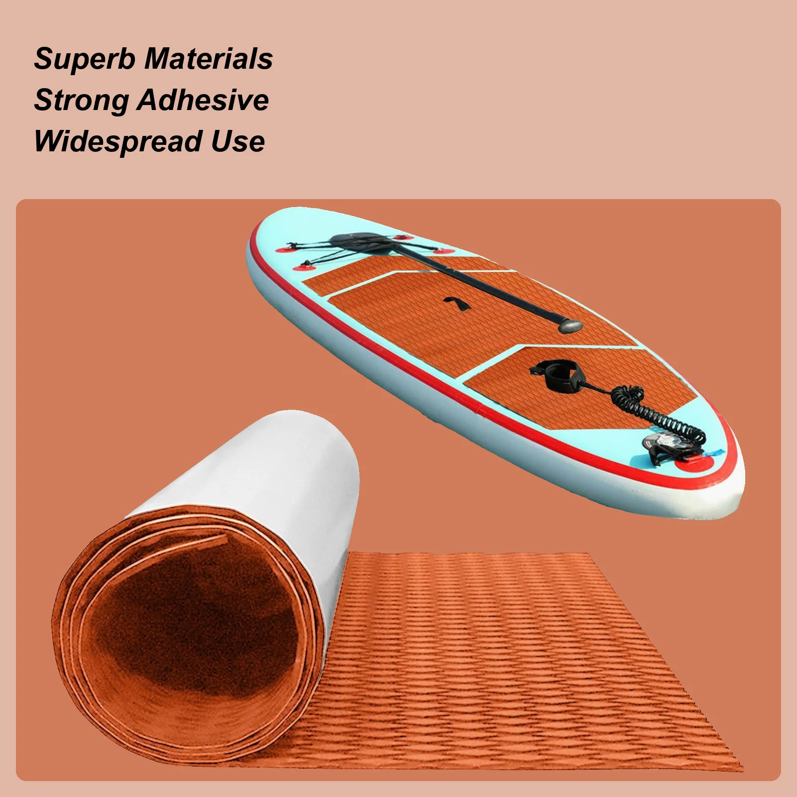 

Тяговый коврик для серфинга, коврик для ручки из пены EVA, коврик для палубы лодки, самоклеящийся нескользящий коврик с обрезкой для доски для серфинга, яхты, каяка