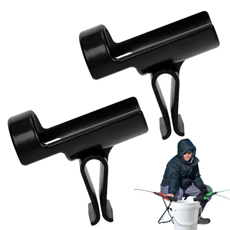 Ice Fishing Rod Holder Bucket Fishing Rod Holders 2x Bucket Rod Holder For Almost Any Ice Rods Holder Clamp On Your Bucket