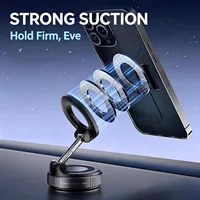 Magnetic car mobile phone holder, vacuum adsorption center console, anti-shake suction cup, special folding portable shelf for navigation