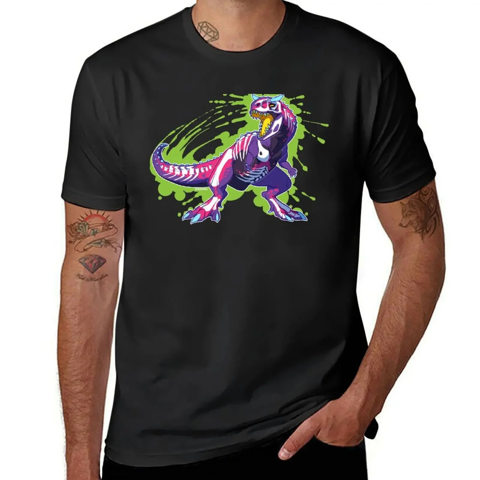 Radioactive Carnotaurus T-Shirt designer shirts summer clothes cute clothes heavyweights mens designer clothes