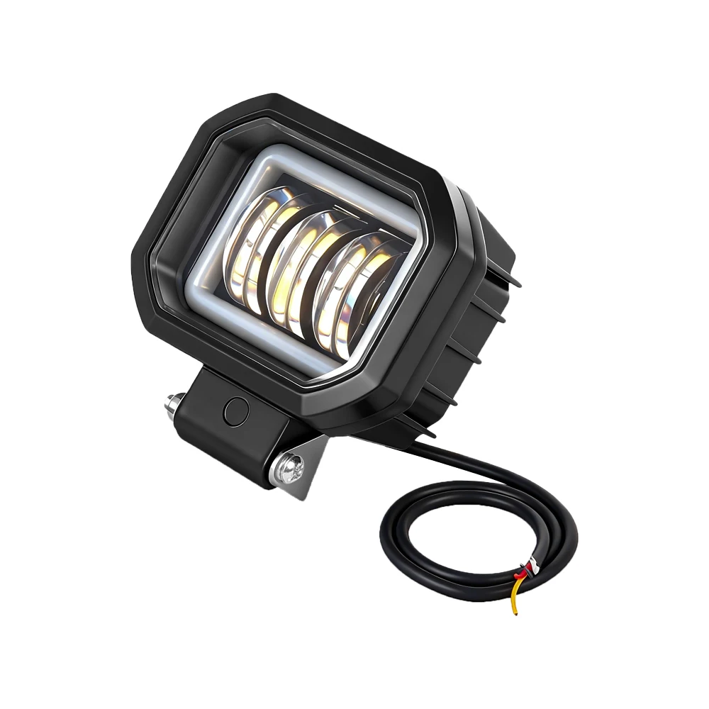 18-20W Scooter Spotlight Lights Front Lamp for Electric Scooter Accessories Waterproof Warning Headlight Replacement Spare Parts