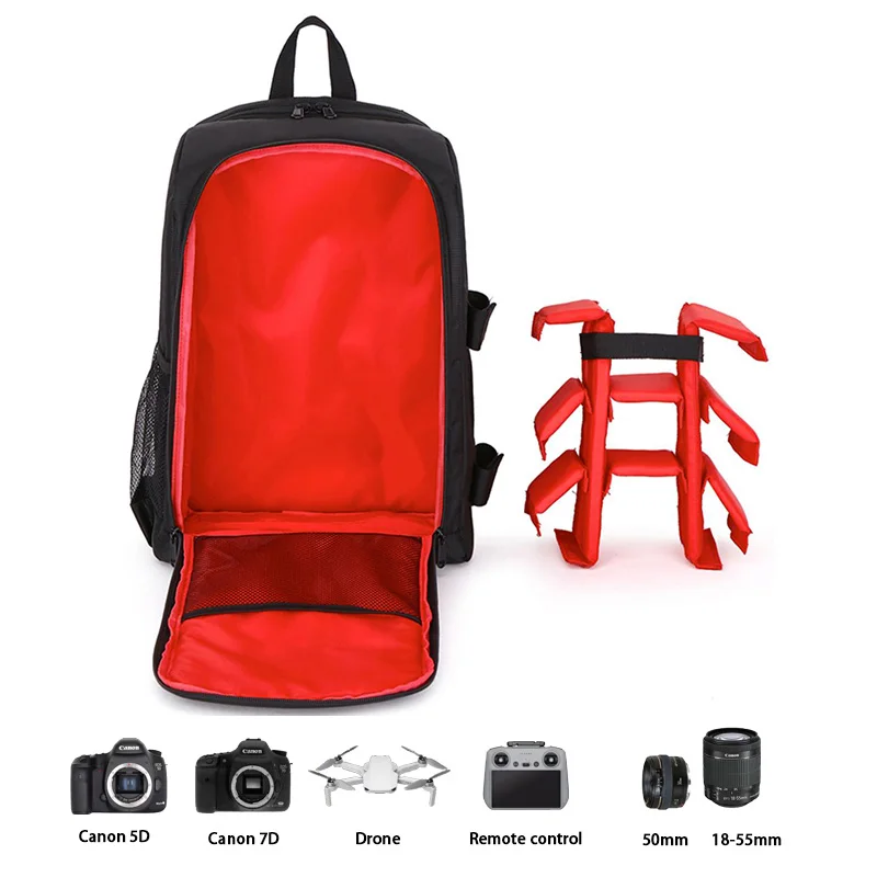 Nueva mochila impermeable para cámara fotográfica de gran capacidad, mochila para trípode de vídeo DSLR para Canon, Nikon, Sony, Pentax