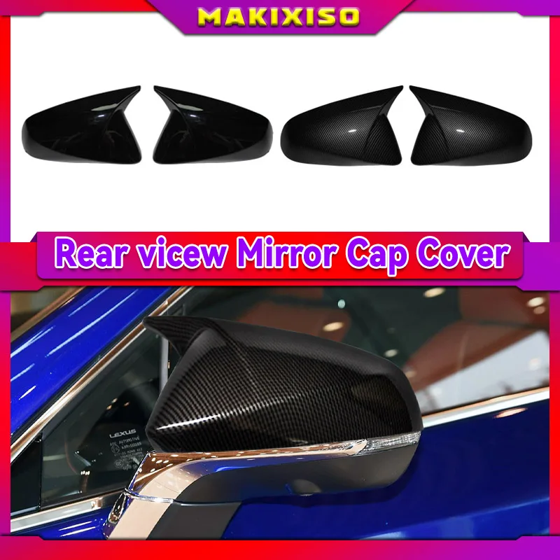 1Pair For Lexus NX nx200 nx200t nx300 nx300h RX rx200t rx330 rx300 rx350 rx450 2014-2019 Carbon Fiber Mirror Cover Caps