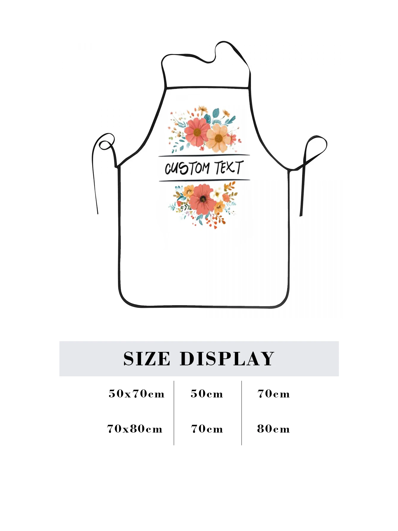 مخصص طباعة النص الرجال المطبخ المئزر التوقيع مآزر المطبخ المنزل الخبز الملابس #5
