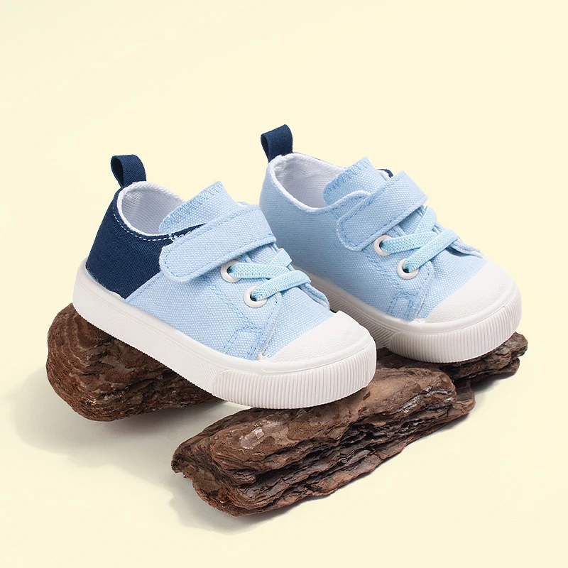 

EDUBA/2020 весенняя новая парусиновая обувь с закрытым носком на мягкой подошве для детей, мальчиков и девочек, легкие удобные кроссовки унисекс EK5313