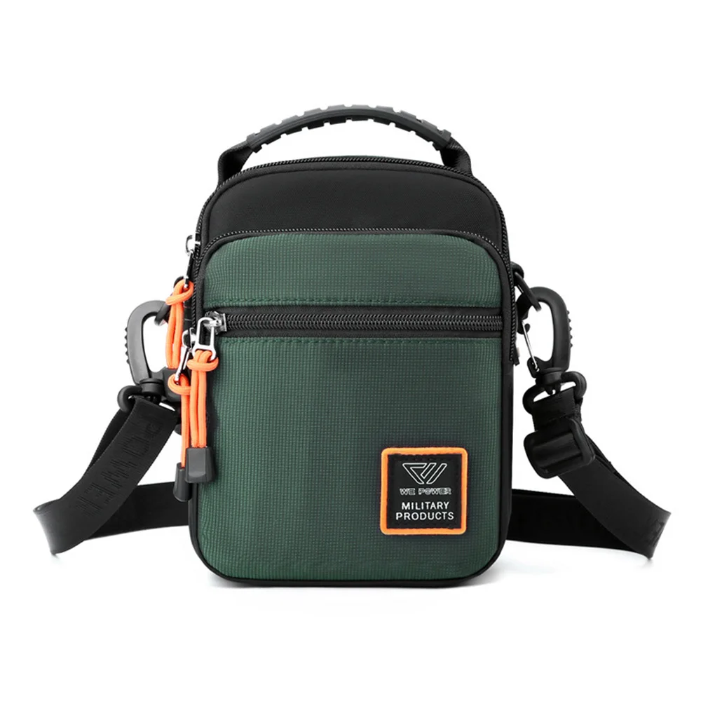 Männer Cross Body Schulter Top Griff Tasche Tasche Klappe Nylon Militär mode männlich kleine Schlinge Umhängetaschen Mini Handtasche – Detail 12