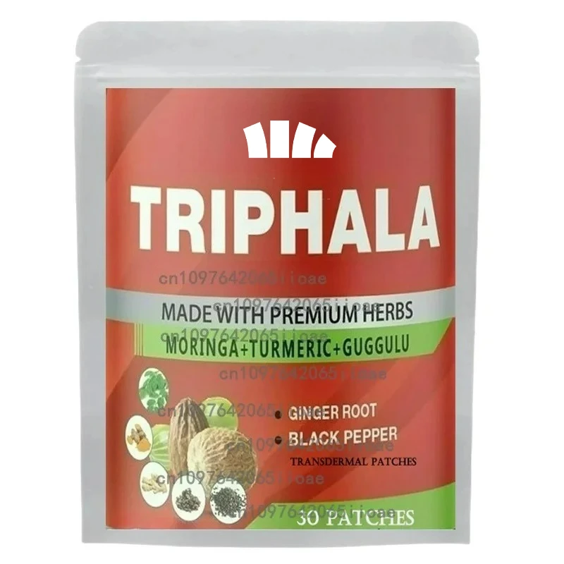 30 пластырей, органические пасты Triphala-5000 мкг (сила) с очищающей и иммунной системой толстой кости, транспарительные пластыри