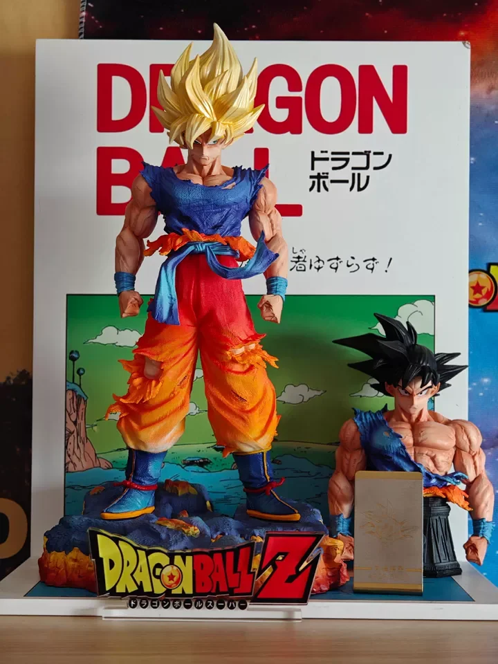 Estatua de Dragon Ball de 35CM de alta calidad, figura de Wukong, fábrica JT, estatua GK, modelo ornamental, regalo de cumpleaños para niño, paquete con caja de regalo