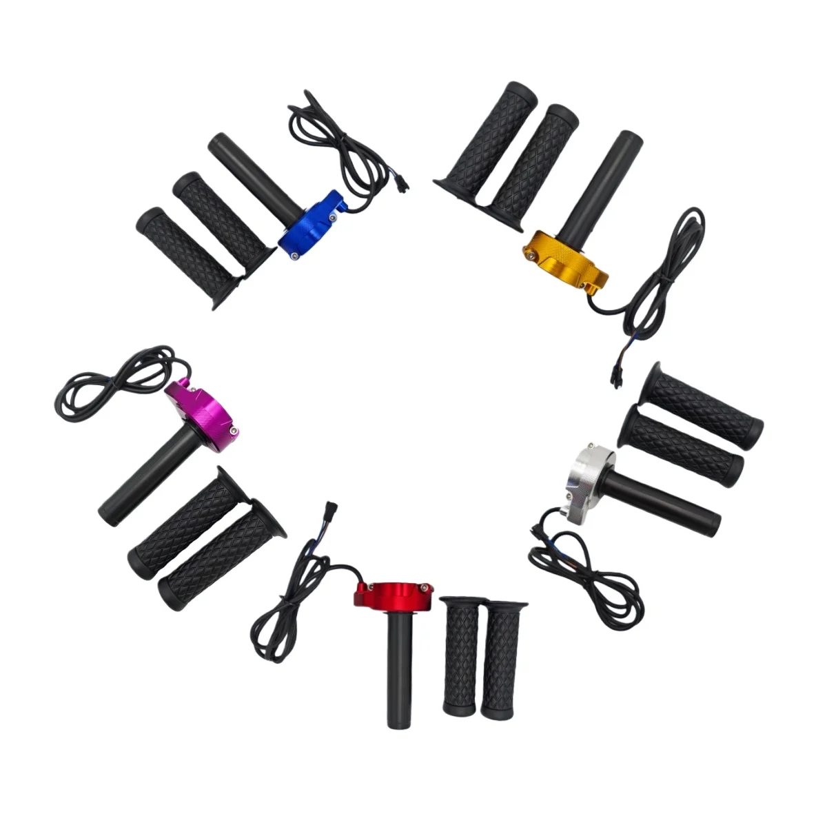 

Универсальный поворотный дроссель CNC 12V-90V в стиле Srron с полной ручкой и рукоятками для электровелосипедов