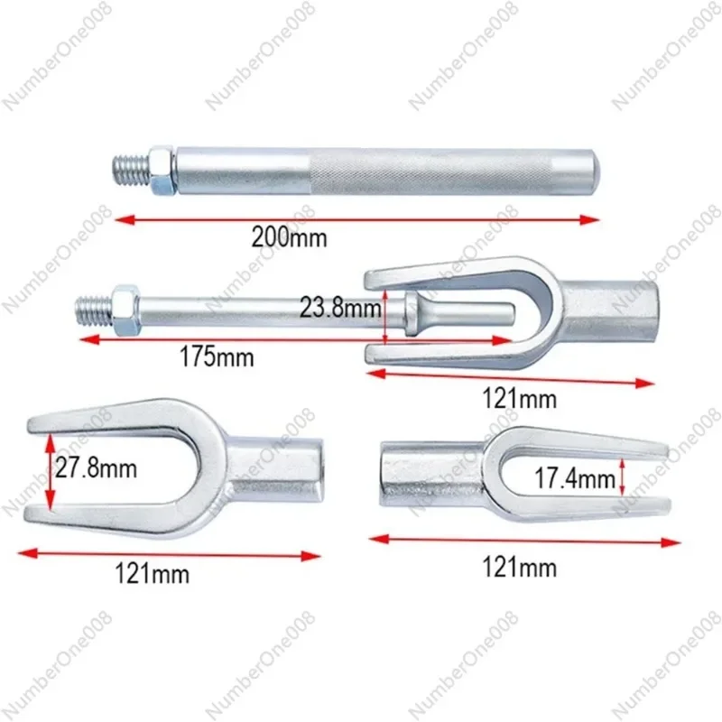 Fork Type Pry Baseball Head Dismantling Tool, Car Ball Extractor, Steering Arm Tie Rod Remover Puller