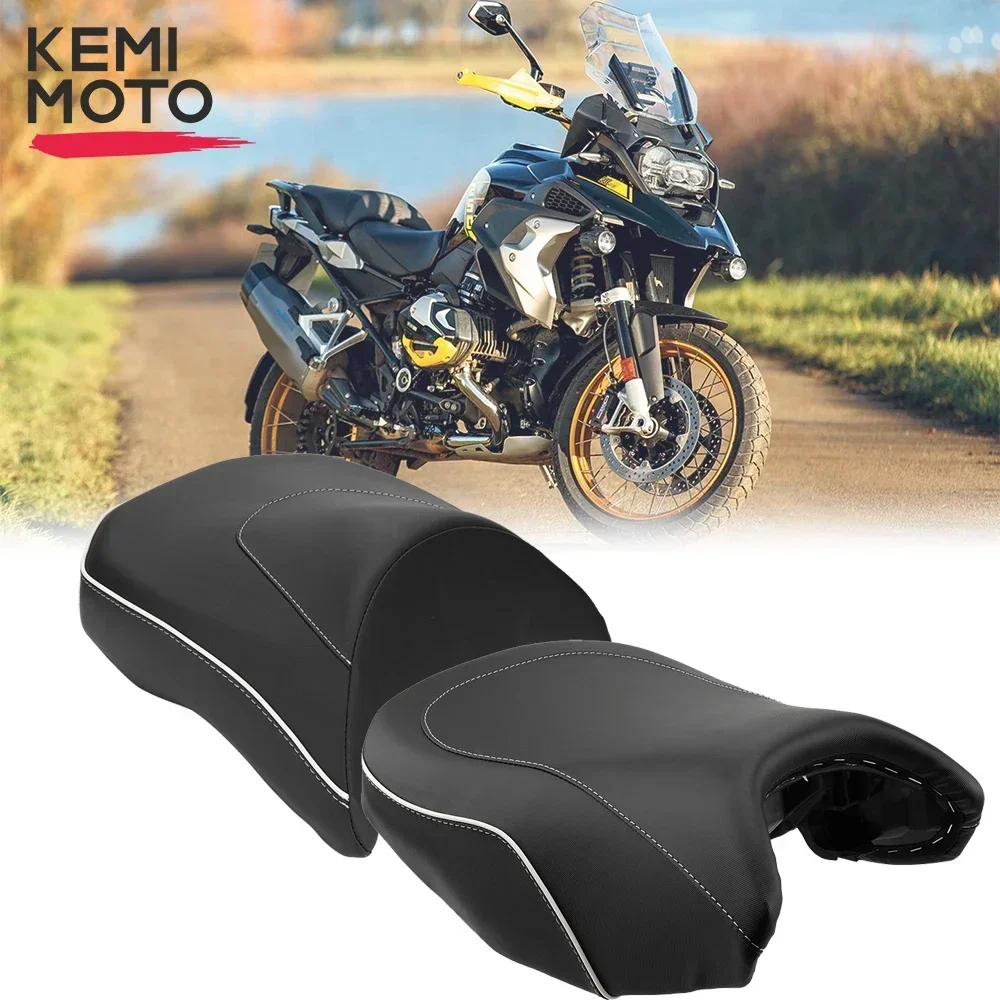 

For BMW R1200GS R1250GS Adventure Motorcycle Seat Cushions Motorcycle Front Rear Seat Pillion Cushion Camelback Model KEMiMOTO
