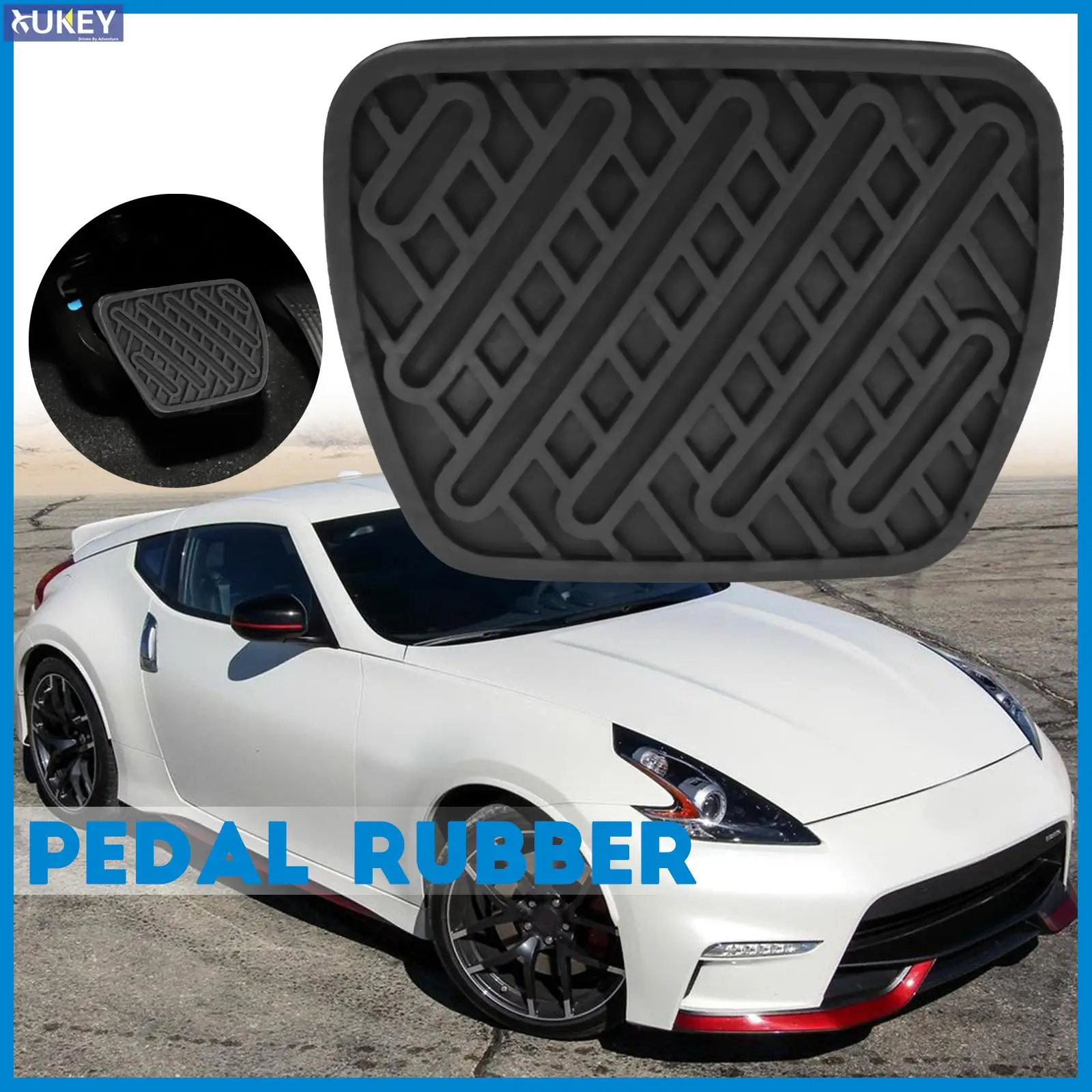 Pedal Cover Brake Rubber For Nissan Sentra NV150 1-EG01A 2009 2010 2011 2012 2013 2014 2015 2016 2017 2018 2019 370Z 46531-EG01A