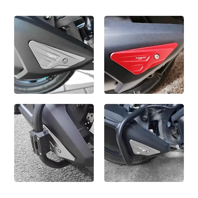 UHR 150 Motorcycle Exhaust Muffler Anti-scorching Decorative Protective Cover for HAOJUE UHR150 CNC Aluminum Tuning Accessories