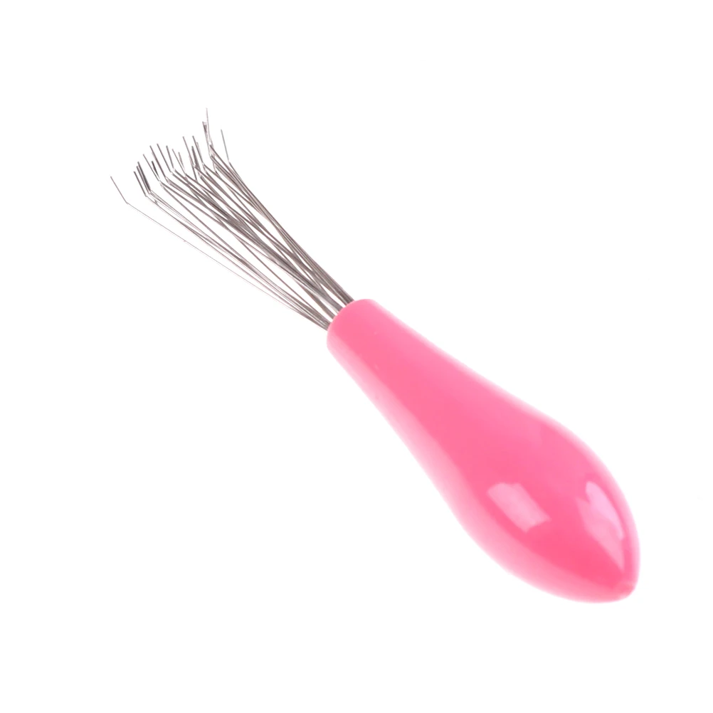 1PC Comb Hair Brush Cleaner Cleaning Remover Embedded Plastic Comb Cleaner Tool color random